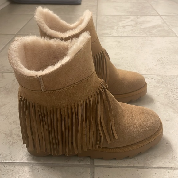 ASH Boots with fringe - Tan - Size 38 - Picture 3 of 15